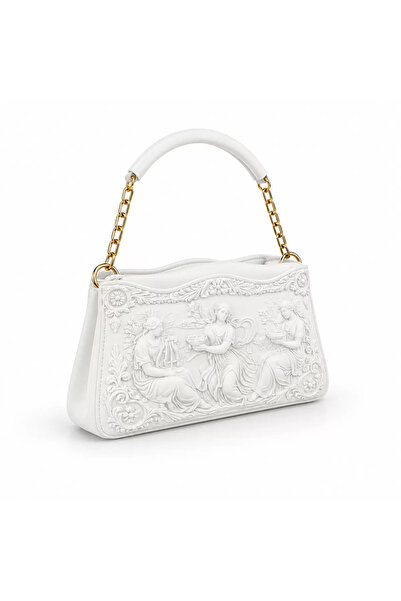 TIGEA Accessories Woman Art Handbag Concept 3D Production Nordic Style White