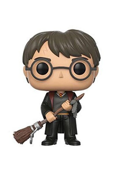 Funko Pop Harry Potter POP! Figurină de vinil Movies Harry cu Firebolt și pen...