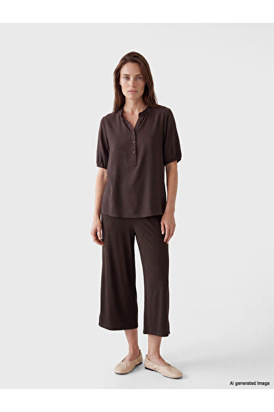 LC Waikiki Peak New Season Elastic Waist Women's Capri Pants