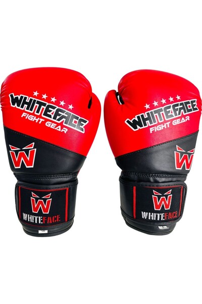 whiteface Nova3 Kırmızı Parçalı Boks Muay Thai ve Kick Boks Eldiveni