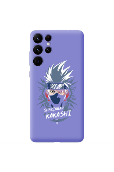 Other Samsung S22 Ultra Anime Mangoo Purple Colored Silicone TPU Θήκη