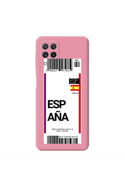 Other Samsung A22 4G Espana Arrival Pink Colored Silicone TPU Θήκη