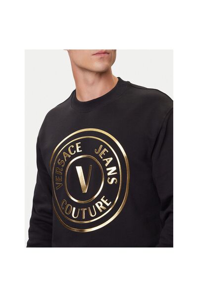 VERSACE JEANS COUTURE Ανδρική Μπλούζα 79GAIT01 CF00T Μαύρο