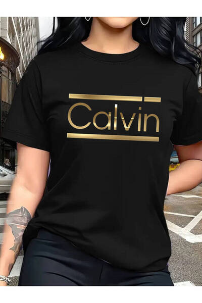 NOURAM One Luxurious Summer Women''S Short-Sleeve T-Shirts with a Golden ''''...