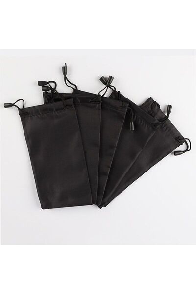 Choice1 Black 5 pcs 5 PCS Soft Waterproof Glasses Bag Drawstring Dustproof Su...