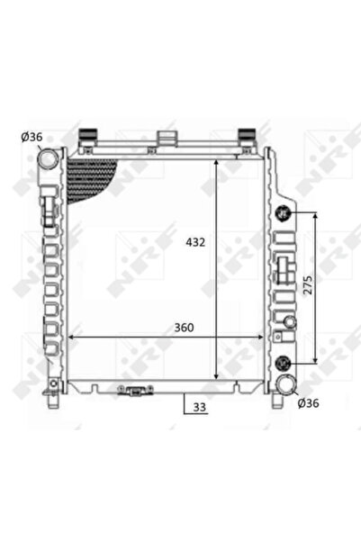 NRF Radiator Racire Motor MERCEDES-BENZ SLK