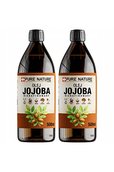 CHOSA Ulei De Jojoba, 2x 0.5l, Pentru Ten, Pentru Par, Presat La Rece Nerafin...