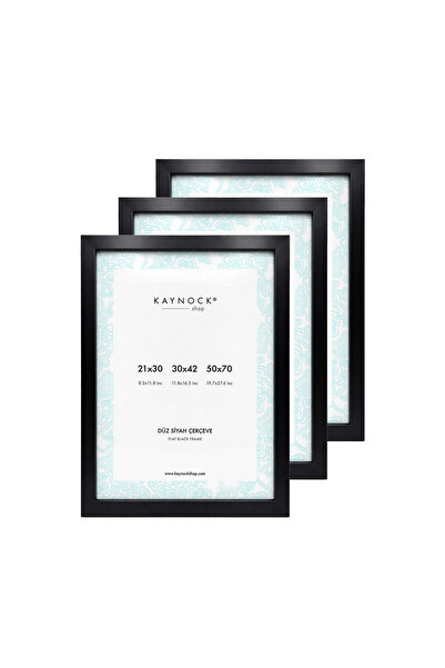 KAYNOCK Flat Black Frame 50 X 70 - Set of 3