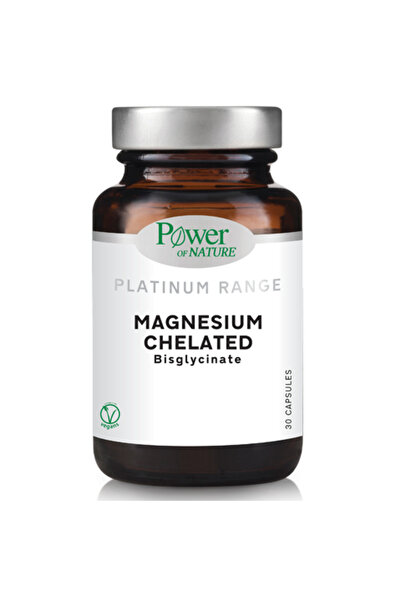 Power Health Δύναμη της Φύσης Σειρά Πλατίνας Μαγνήσιο Χηλιωμένο 30 κάψουλες