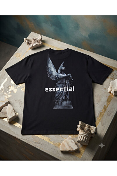KOZİA OUTDOORS Tricou unisex pentru femei/bărbați, Essential Sculpture, impri...