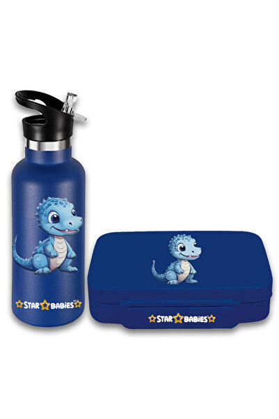STAR BABiES - Lunch Box with 4 Compartments, BPA Free, Leak-Proof with Stainl...
