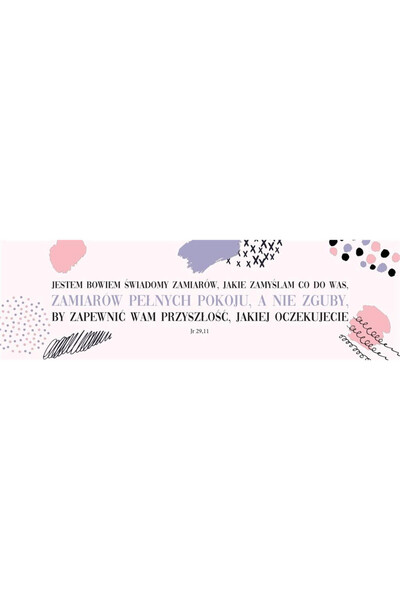 Szaron Semn de carte Szaron, marcator de carte, cu text biblic, 18 x 5 cm, mu...