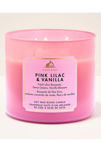 Bath & Body Works Pink Lilac & Vanilla Büyük Mum