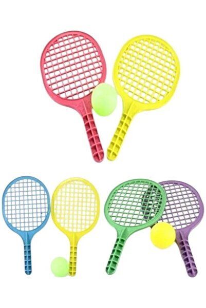 MyClean Toys 1 Adet Oyuncak Plastik Tenis Raketi Karne Hediyesi Doğum Günü He...