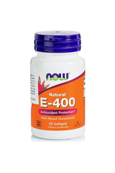 Now Foods Now E-400 IU, Μικτές Τοκοφερόλες / Αστερεοποιημένες - 50 Μαλακές Κά...