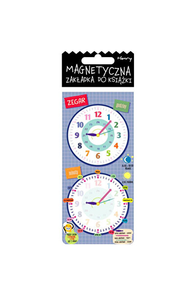 HENRY Semn de carte magnetic Henry, educational, folie, multicolor, 21.5x8.8cm