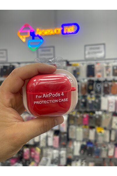 eaksesuarnet AirPods 4Th Generation Compatible Suede Textured Launch Silicone...