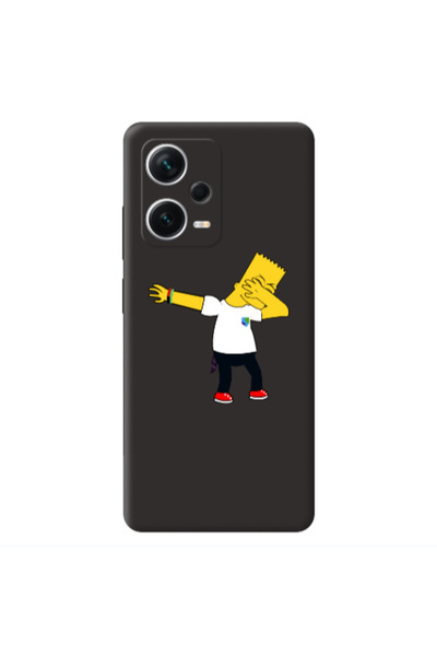 Other Xiaomi Poco X5 Simpsons2 Black Colored Silicone TPU Θήκη