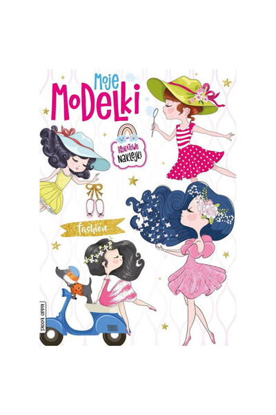 OEM Carte de colorat, BOOKS&FUN, Moje modelki z brokatem, ilustratii frumoase...