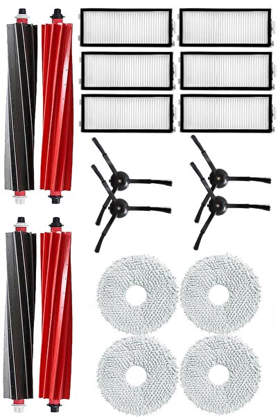 Rovexa Roborock Qrevo Master Compatible 6-Month Life Kit with Black Side Brush