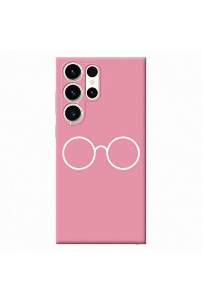 Other Samsung S23 Ultra glasses Pink Colored Silicone TPU Θήκη