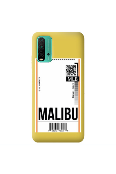 Other Xiaomi Poco M3 Malibu Travel More Yellow Colored Silicone TPU Θήκη