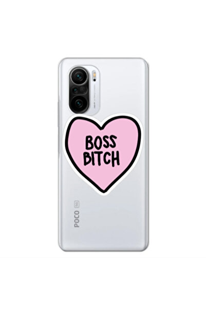 Other Xiaomi Poco F3 Boss Bitch Transparent Silicone TPU Θήκη