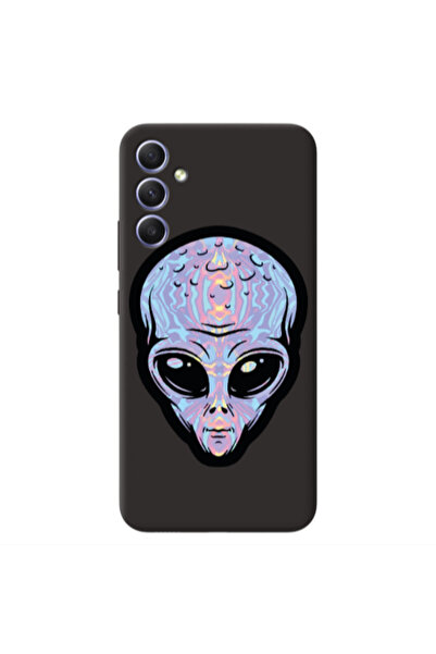 Other Samsung Galaxy A05s Alien Black Colored Silicone TPU Θήκη