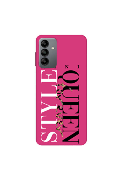 Other Samsung A04S Mini Quen Forever Fuchsia Colored Silicone TPU Θήκη