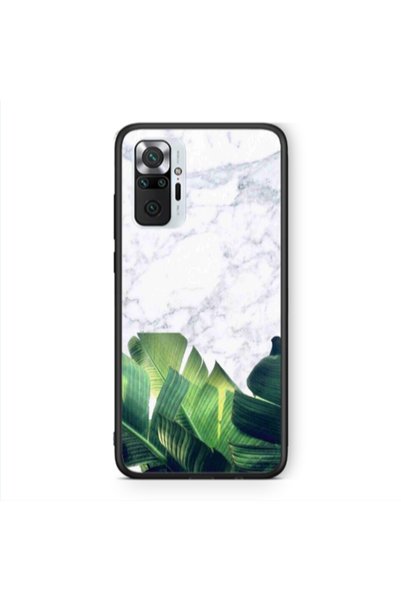 Other Xiaomi Redmi Note 10 Pro 4G Marble Laves Black Glossy Θήκη