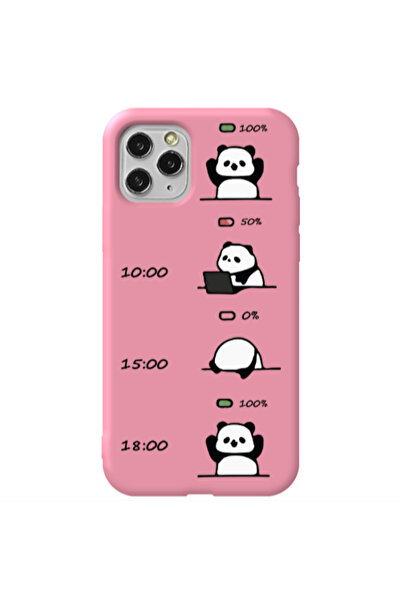 Other Apple iPhone 11 Pro My situation at work Pink Colored Silicone TPU Θήκη