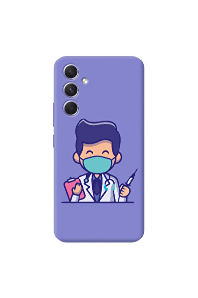 Other Samsung A36 Specialist Doctor Purple Colored Silicone TPU Θήκη