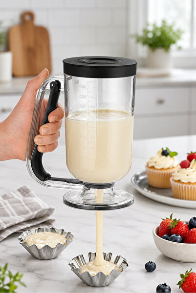 Parmeva Practical Scale Dough Portioner Apparatus Pancake Crepe Cake Dispense...