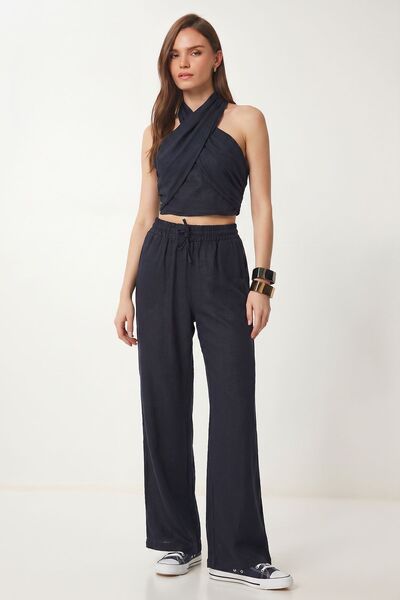 Hiccup ISTANBUL Set Bluză Halter Și Pantaloni Evazați