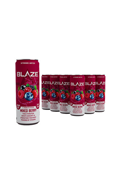 BLAZE Vitamin Water - Mixed Berry - Zero Sugar, Vitamin D3 4000IU - Functiona...