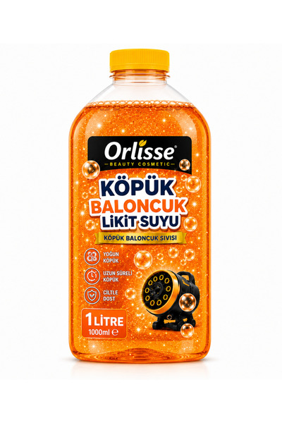 orlisse beauty cosmetic Orlisse Köpük Baloncuk Suyu Simli 1 Litre | Köpük Mak...