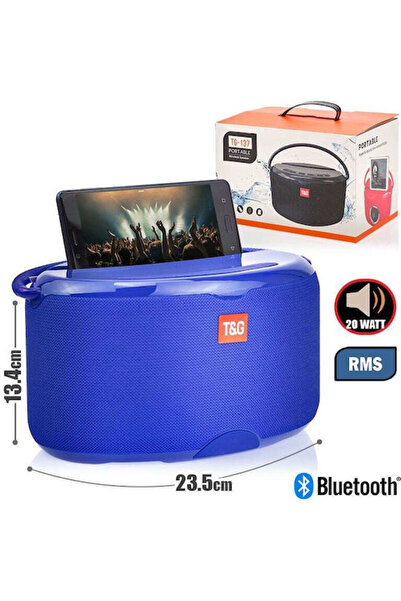 OEM Ηχείο Bluetooth Hi-Fi με Πραγματικά Μπάσα, Μπλε