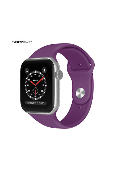 Other Σονίκ Μαλακό Λουράκι Σιλικόνης Μωβ (για Apple Watch 38/40/41/42mm)