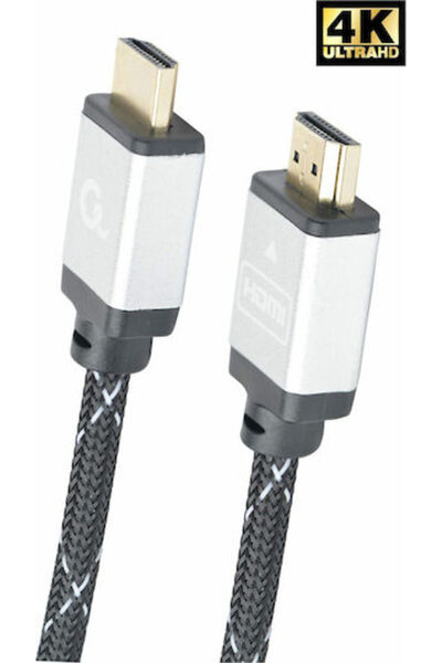 Cablexpert HDMI 2.0 Premium Υψηλής Ταχύτητας 4K 60Hz HDR Πλεγμένο Καλώδιο HDM...
