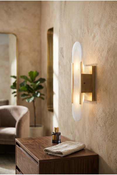 Vinner Zenith Stone | Minimalist İskandinav Tasarım Doğal Taş Duvar Apliği - ...
