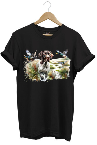 ZOKAWEAR Hunting Hunting Dog and Duck Hunter Camouflage Nature Tree Printed R...