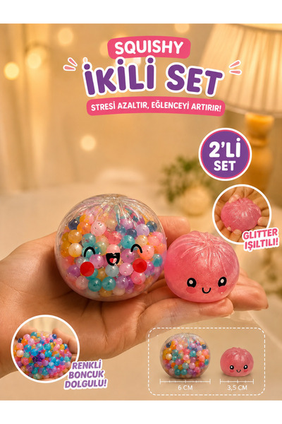 TOYTOPIA Yeni model bubble dolgulu çin mantısı yanında mini simli çin mantısı...