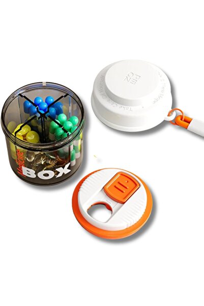 Arabest Portable Medication Dispenser,Waterproof Pill Box,Anti-Mixing,Wide Op...