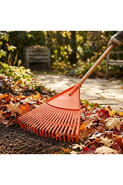 ECOPORT 20 Dişli Yaprak Tırmığı - Plastik - 42 cm Genişlik