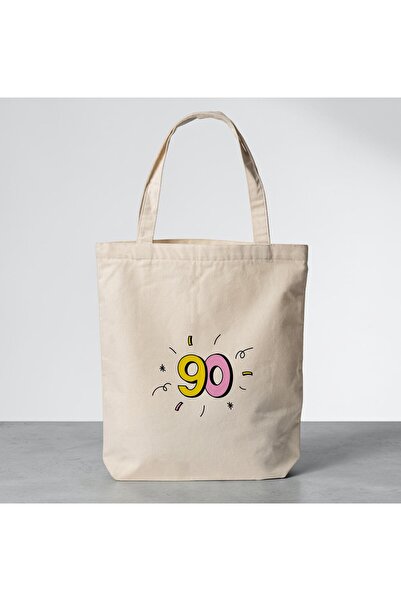 riyaz 90S Printed Fabric Shoulder Bag - 35X40 cm