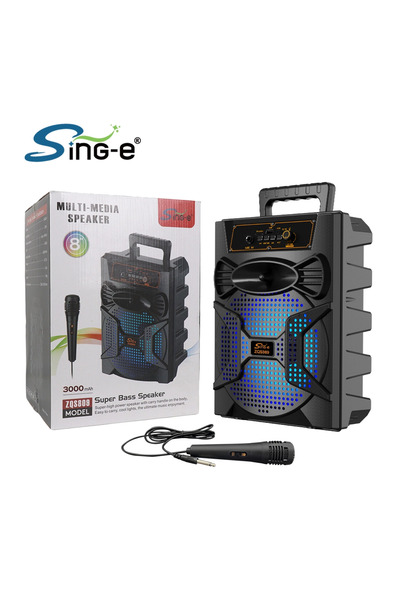 Genaric FAST ONE 3"x2 Wireless Speaker Radio-USB-TF Input Black Bluetooth Par...
