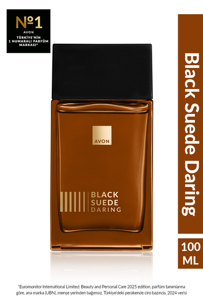 AVON Black Suede Daring Erkek Parfüm Edt 100 Ml.