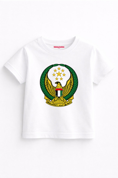 Rabona Fashion Uae National Emblem Kids T-Shirt
