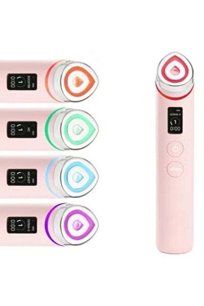 ZeeSquare 5-in-1 Electric Facial Massager with LED Light Therapy EMS Microcur...