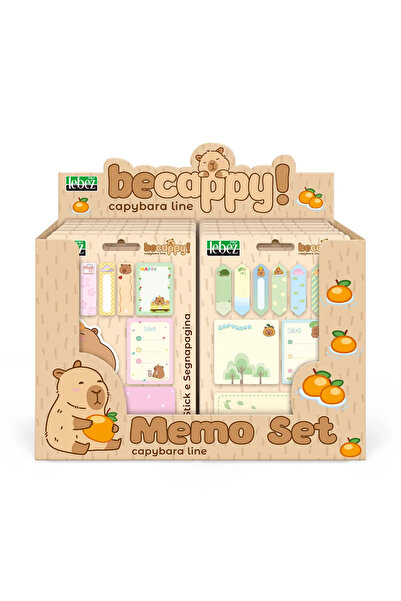Lebez BeCappy 82327 Adhesive Notes and Page Markers